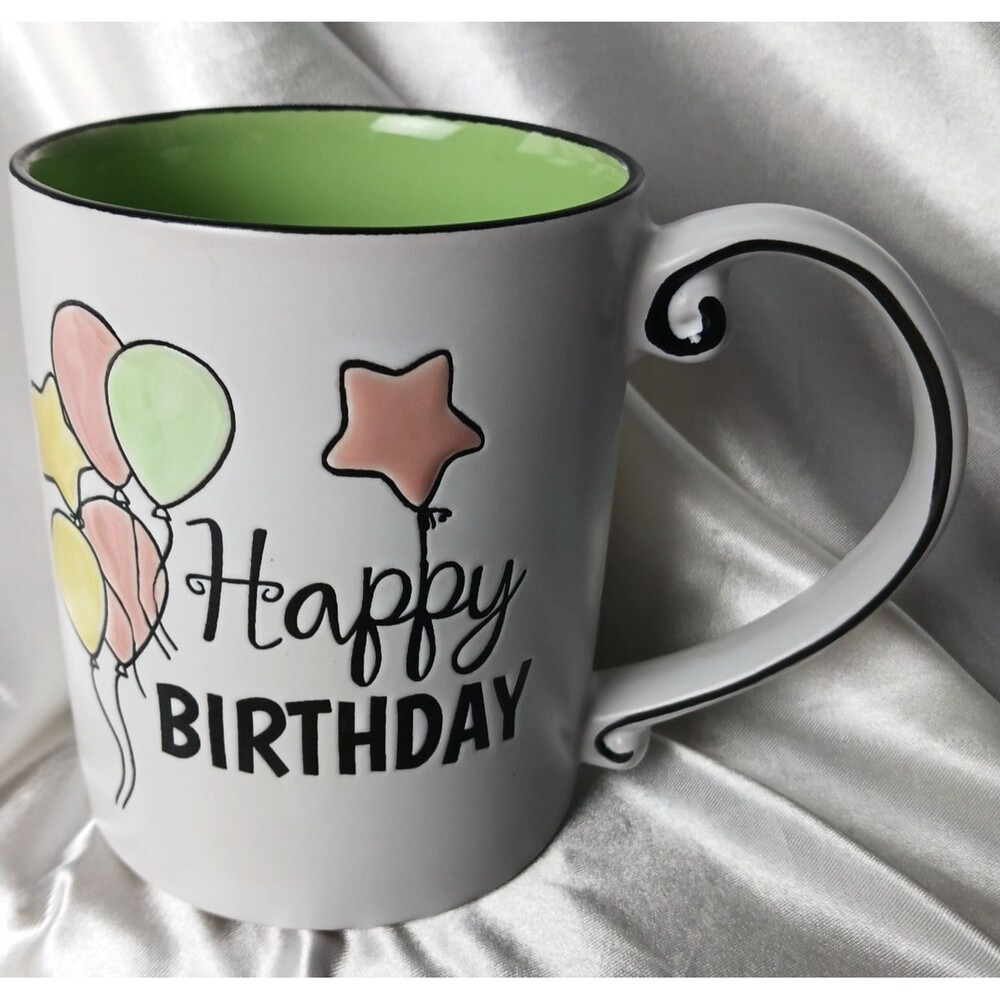 SPECTRUM DESIGNZ HAPPY BIRTHDAY BALLOON CERAMIC MUG